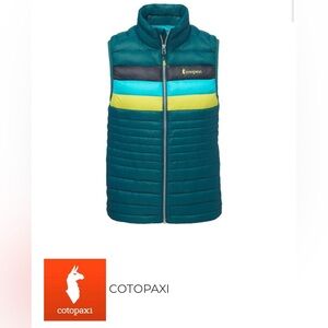 Cotopaxi women’s forest green vest, M